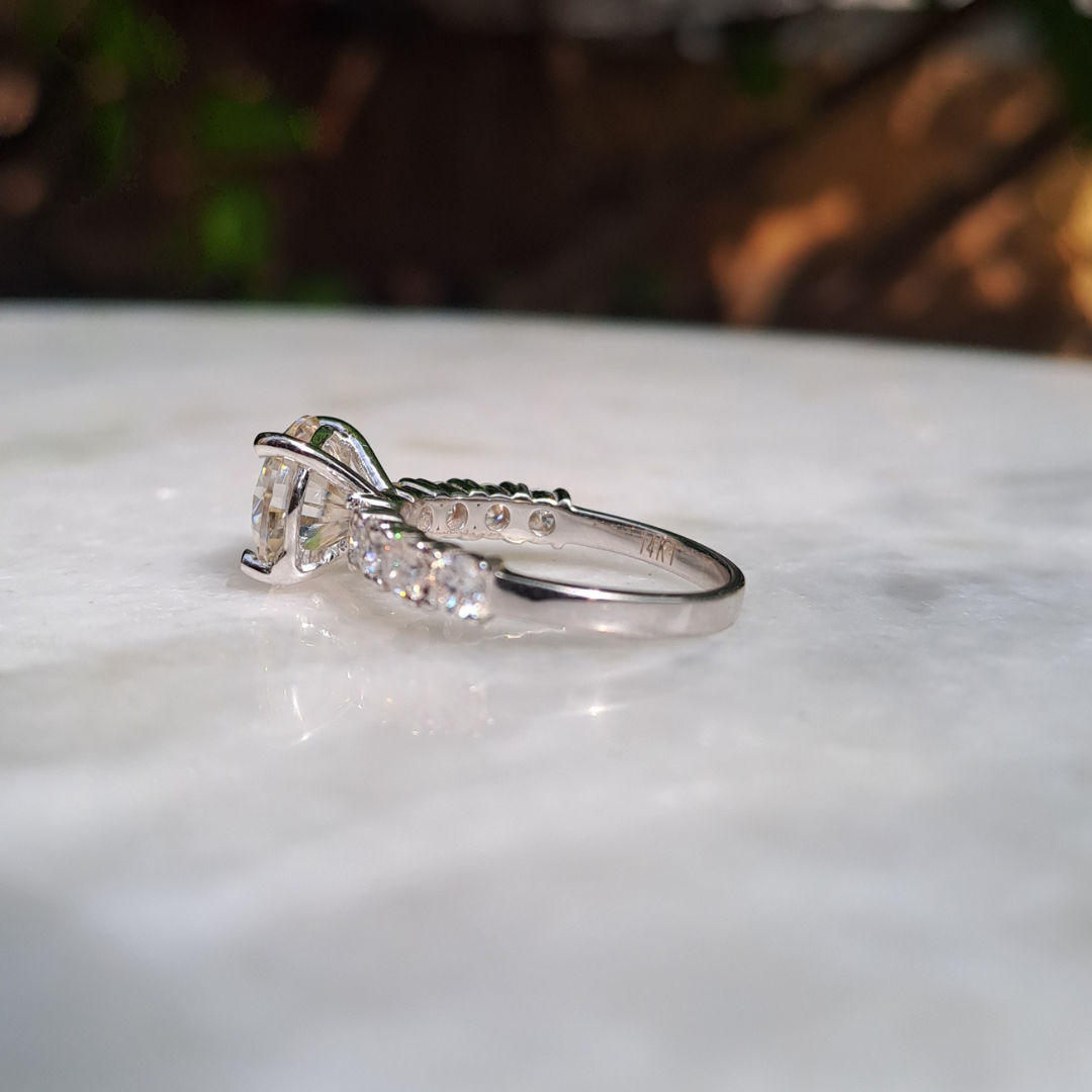 Amazon.com: Fashion Women's Love Heart Zirconia Diamond Ring Engagement  Wedding Ring Rings Size 12 Women (Silver, 9) : Clothing, Shoes & Jewelry