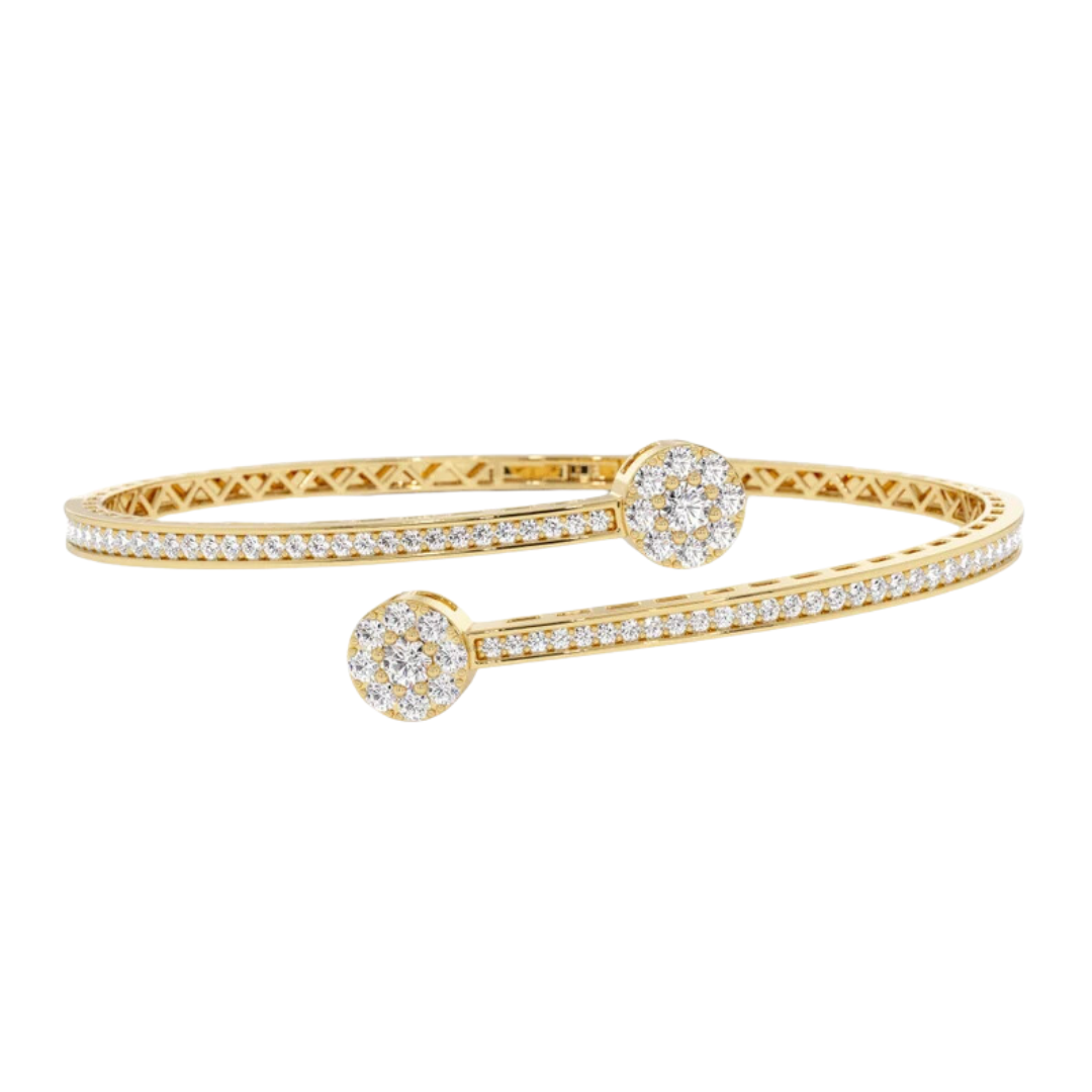 Devina Diamond Bangle (0.9 CT)