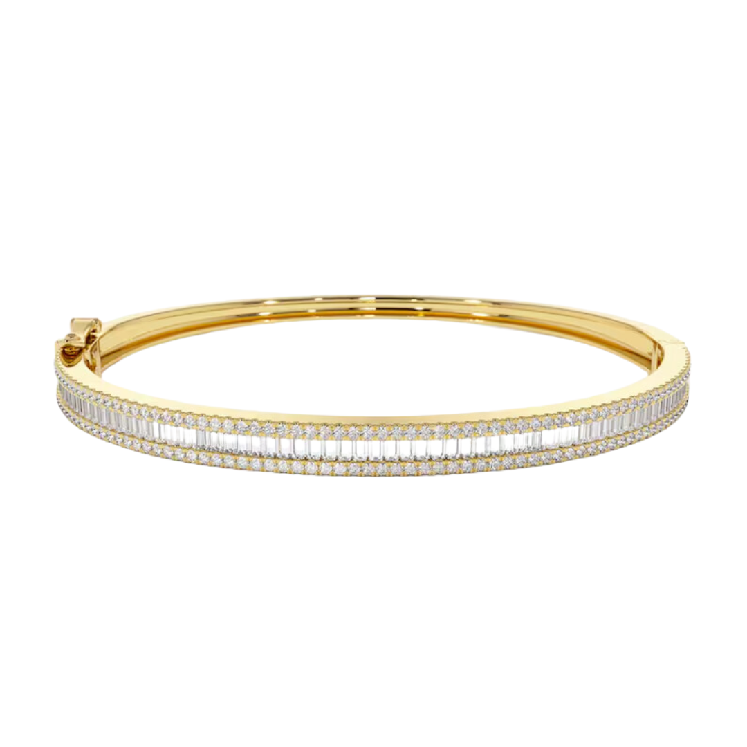 Baugette Bangle (1.63 CT)