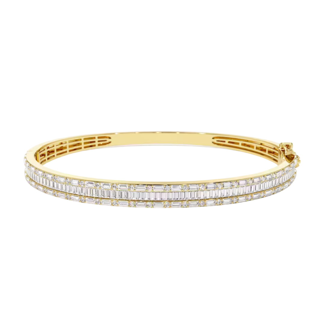 Baugette Bangle 2 (2.6 CT)