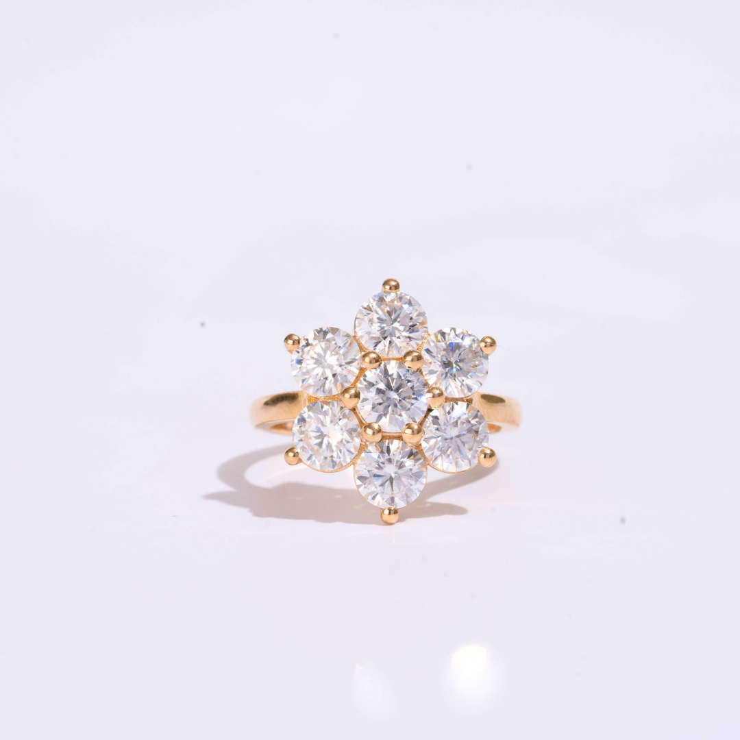 Floret Ring Version 2 (3.14 CT)