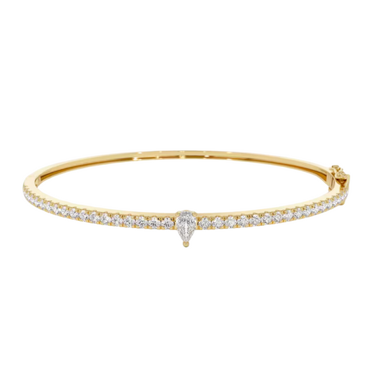 Pear Bangle (1.05 CT)