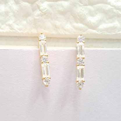 Bar Earring (2.07 CT)