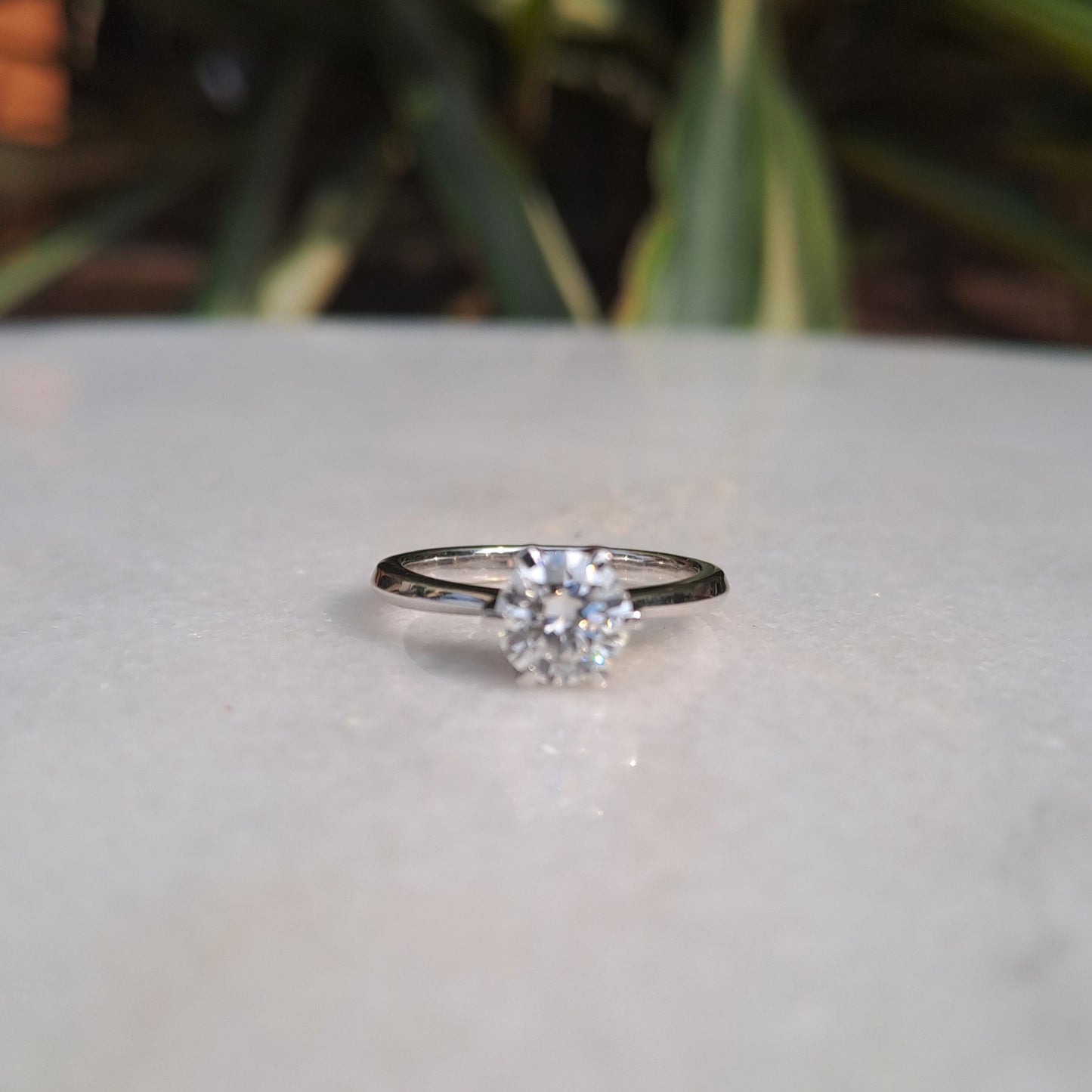 The Selma Ring (0.89 CT) Moissanite Diamond