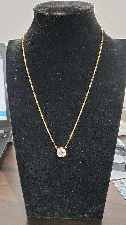 5.24CT Deepika Solitaire Mangalsutra