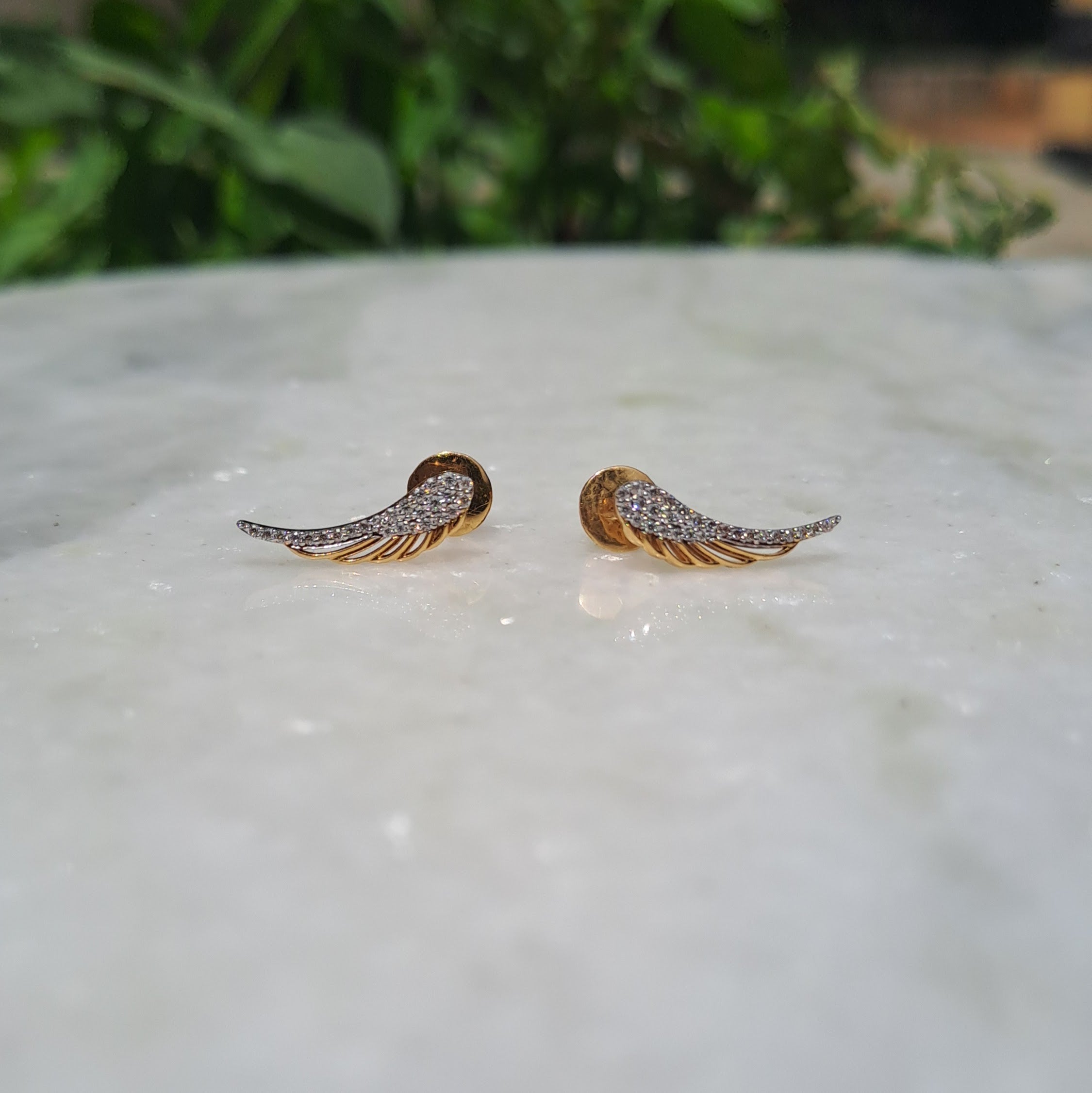 Feather on sale climber earrings