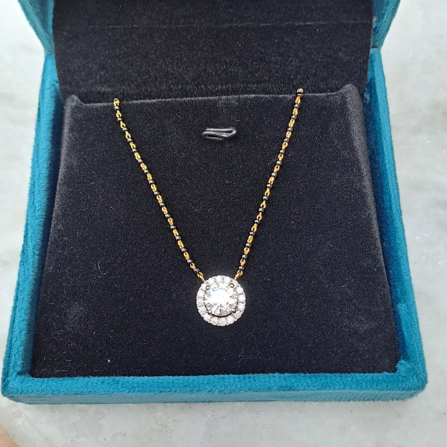 Moissanite Diamond Mangalsutra