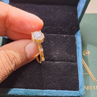 Raksha Ring (3 CT in 14KT Gold)