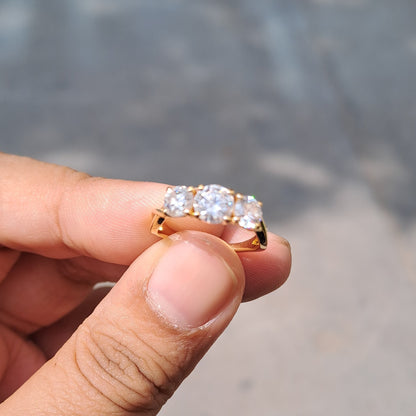 Vijaya Ring (1.25 CT on 14kt Gold)