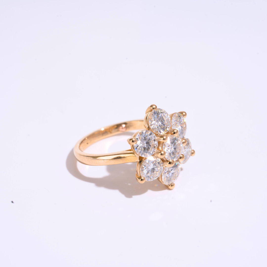 Floret Ring Version 2 (3.14 CT)