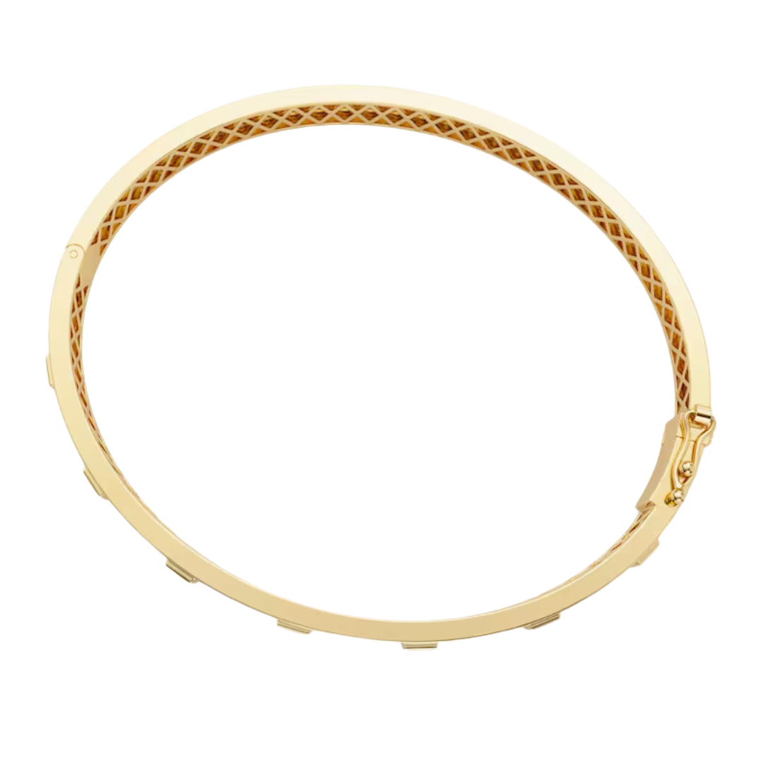 Baugette Bezel Bangle (0.22 CT)