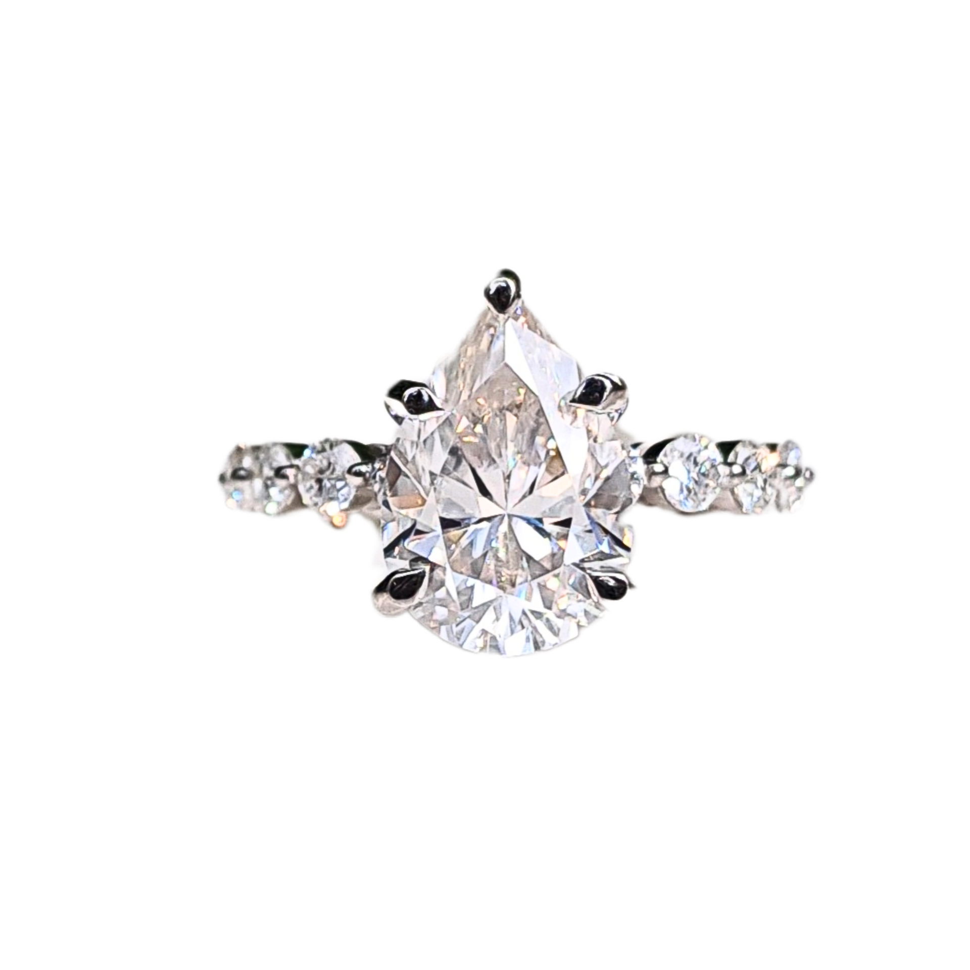 Saloni Pear Ring (5.28 Ct)