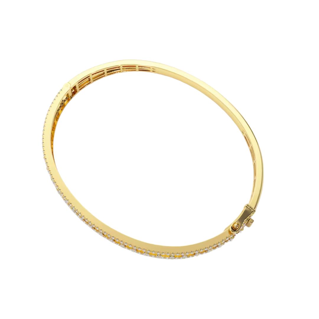 Baugette Bangle (1.33 CT)