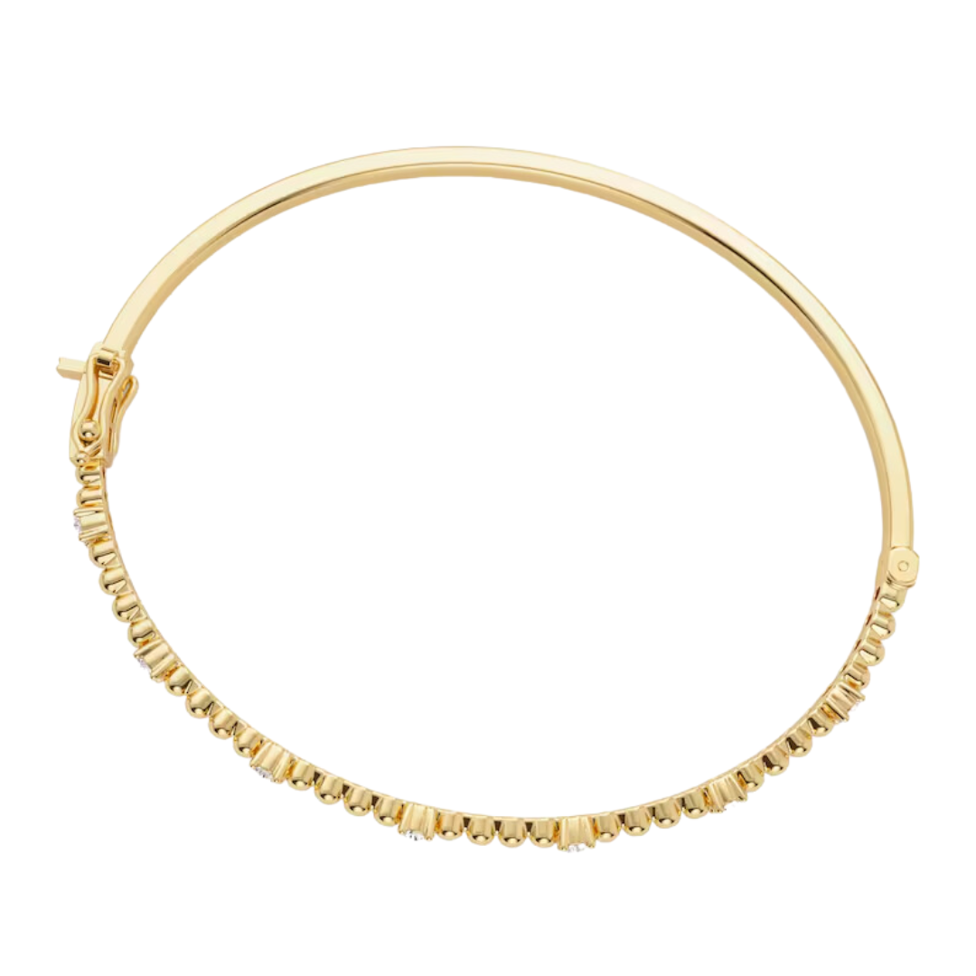 Ball Diamond Bangle (0.35 CT)