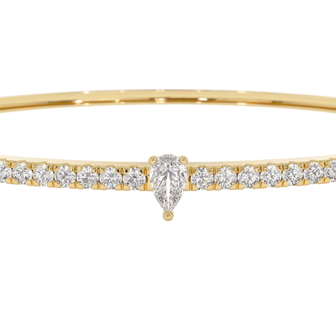 Pear Bangle (1.05 CT)