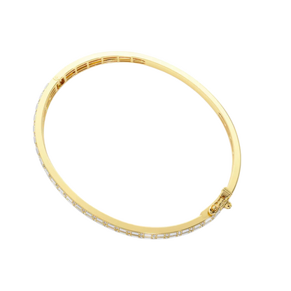 Baugette Bangle 2 (2.6 CT)