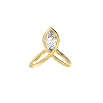 Achala Vanki Solitaire Ring - 0.42 Ct