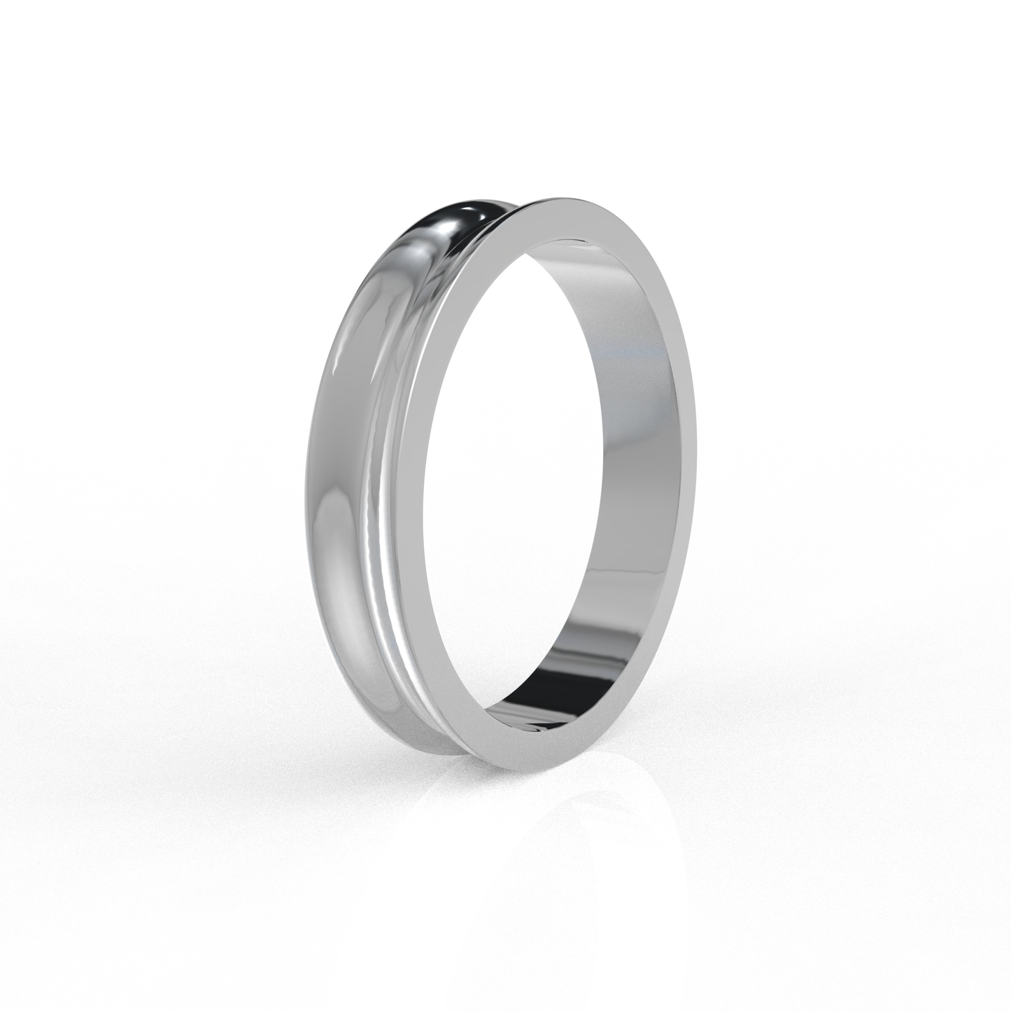 Achyut platinum and gold band for men by Vai Ra