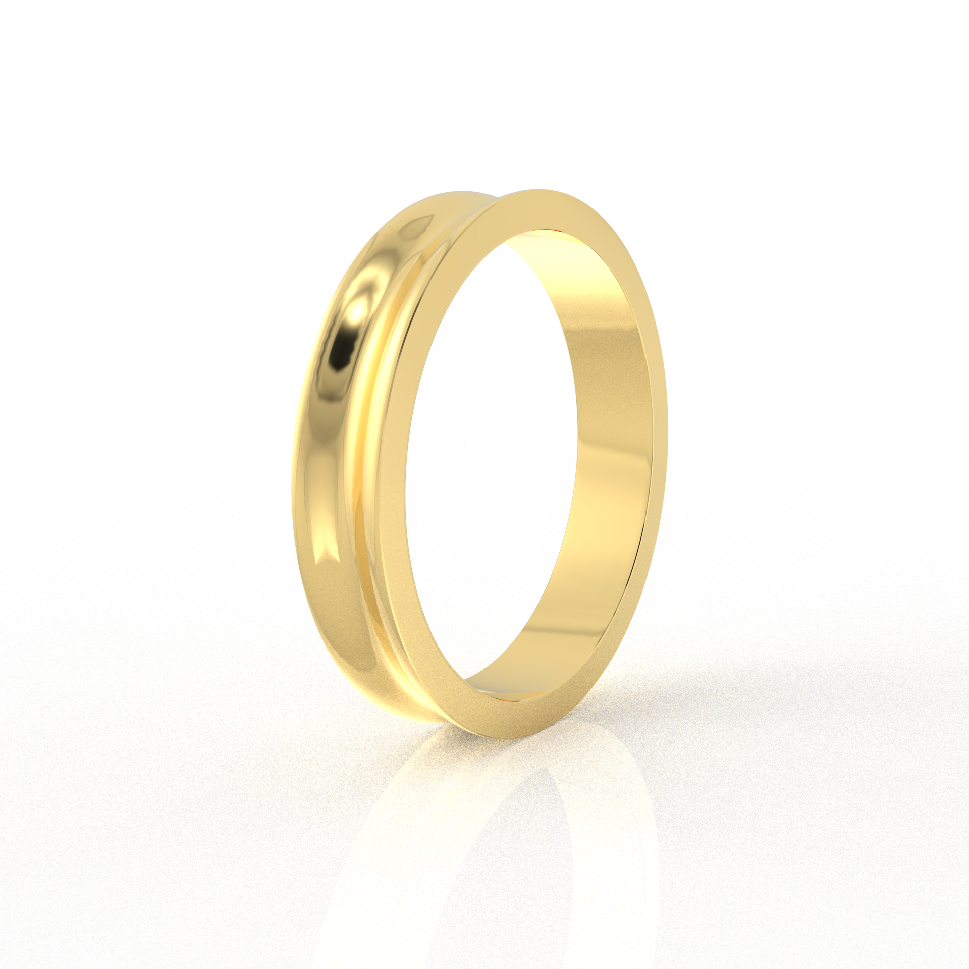 Achyut platinum and gold band for men by Vai Ra