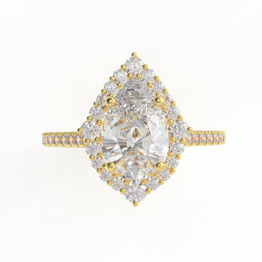 Moissanite Diamond Ring