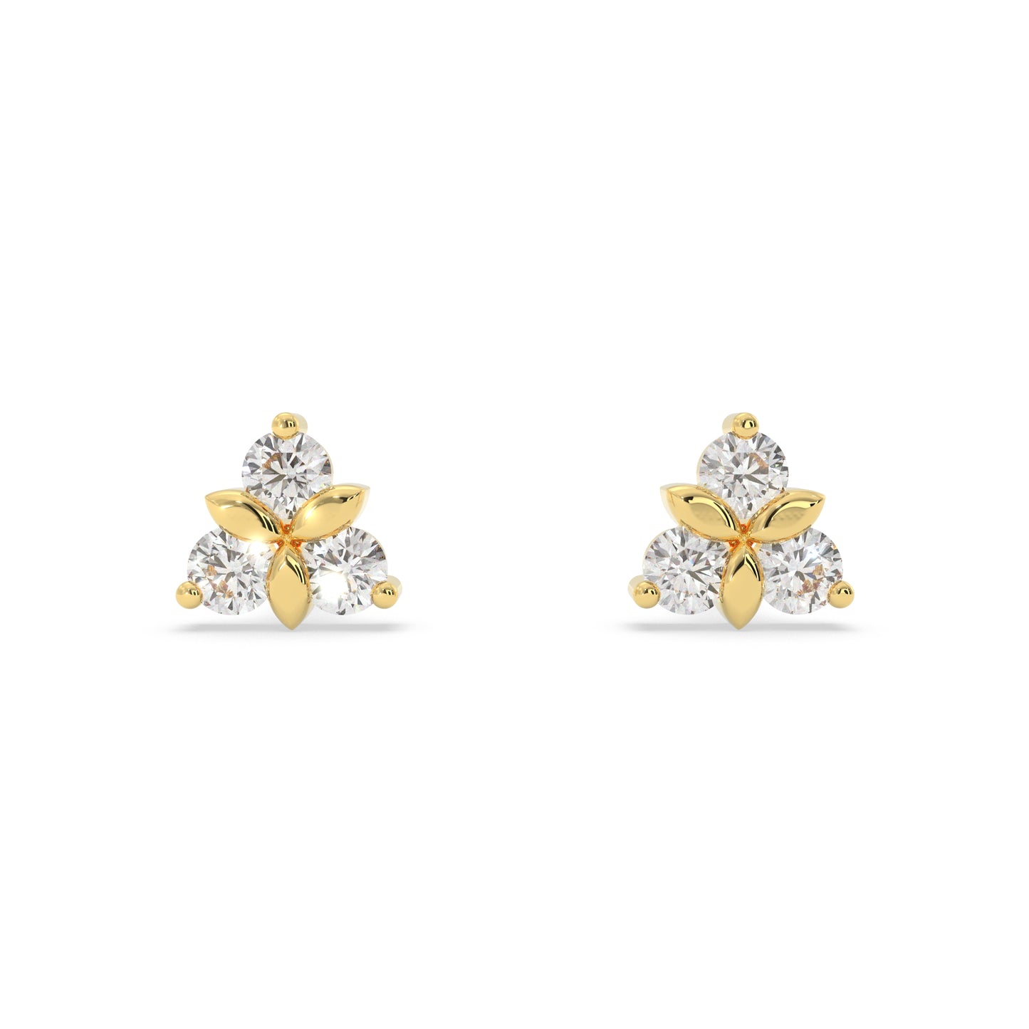 Omisha Moissanite Diamond Earring by Vai Ra