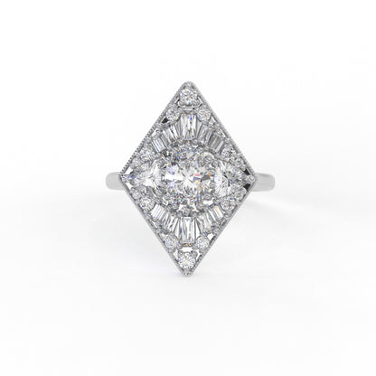 Sharvi Mosaic Ring (1.52 CT)