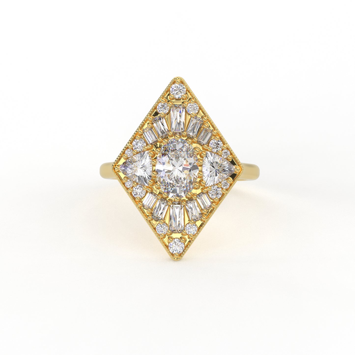 Sharvi Mosaic Ring (1.52 CT)