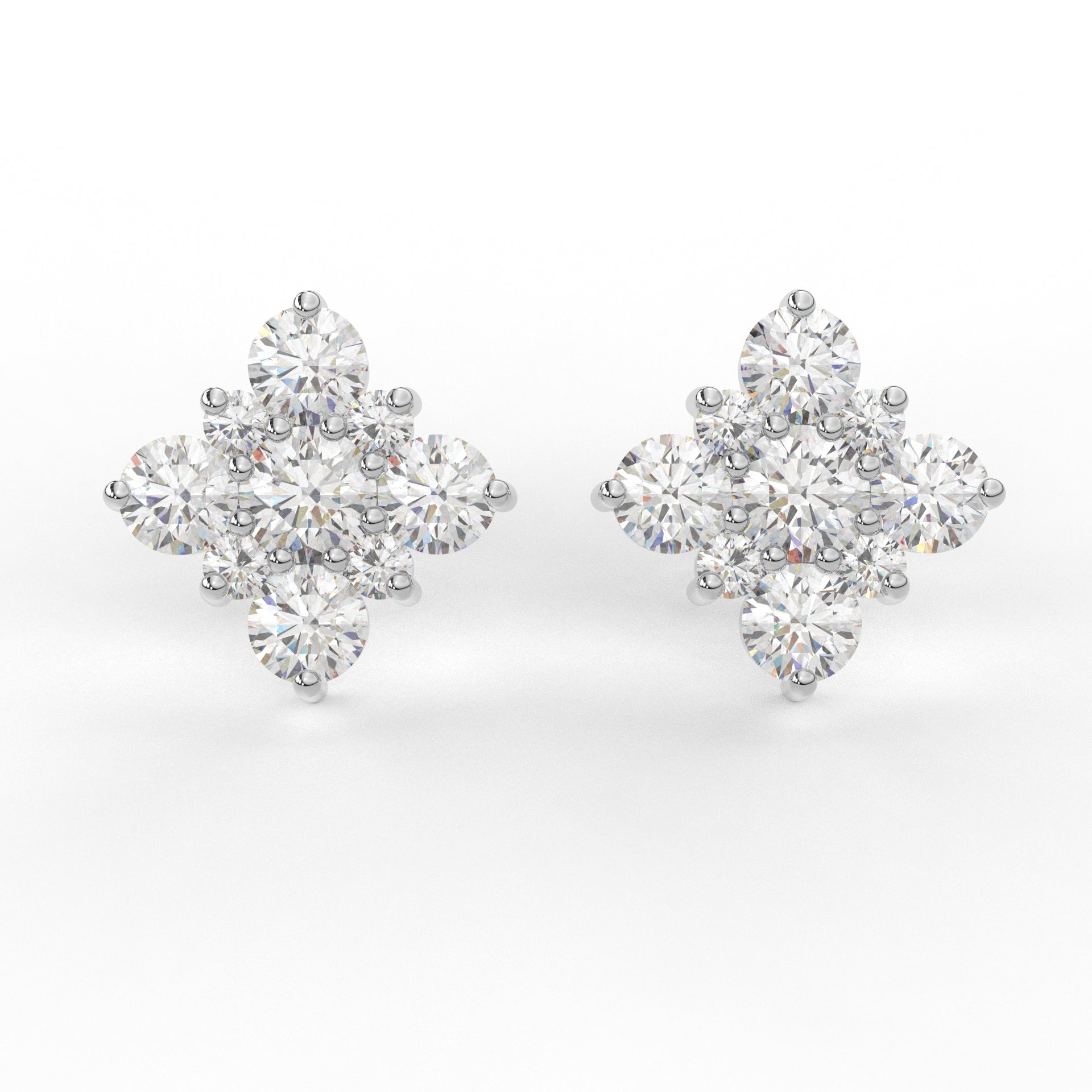 Moissanite Diamond Earring