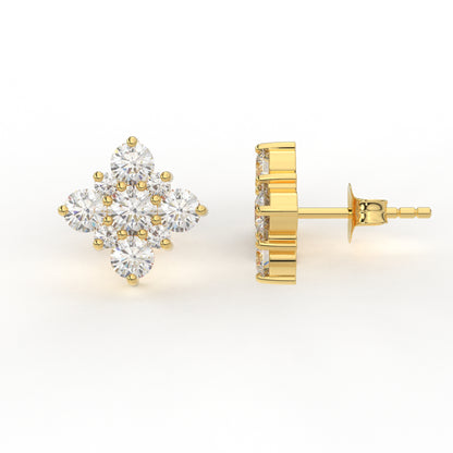 Moissanite Diamond Earring