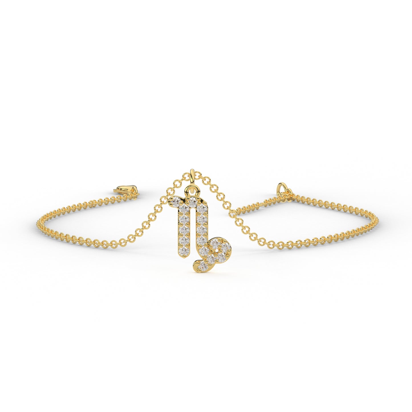 Personalised Zodiac Charm Dainty Bracelet