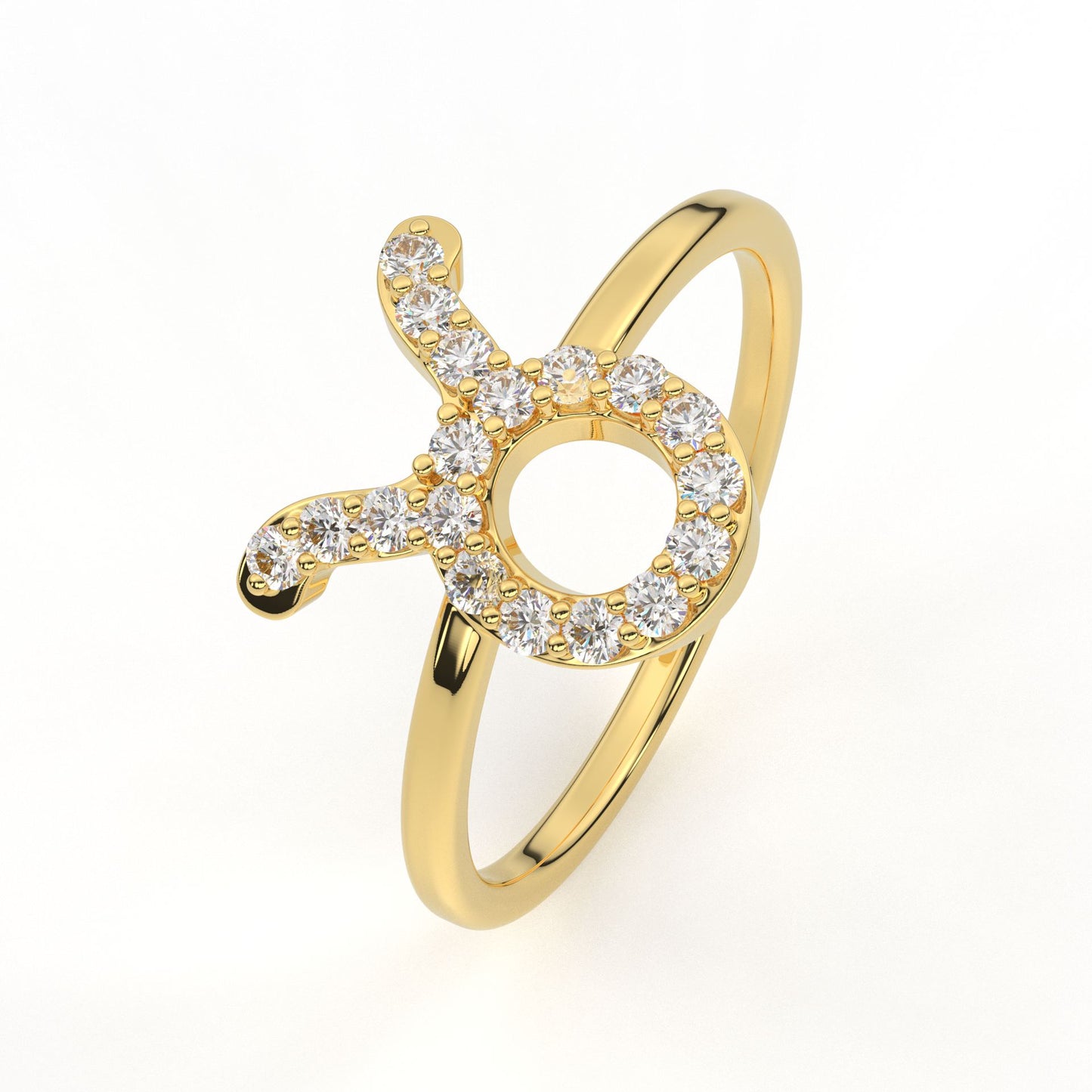 Personalised Zodiac Dainty Ring