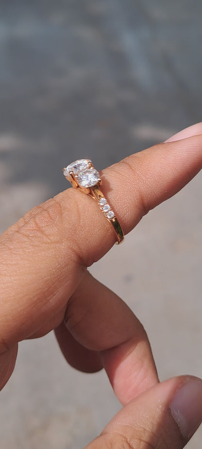 Vijaya Ring (1.25 CT on 14kt Gold)