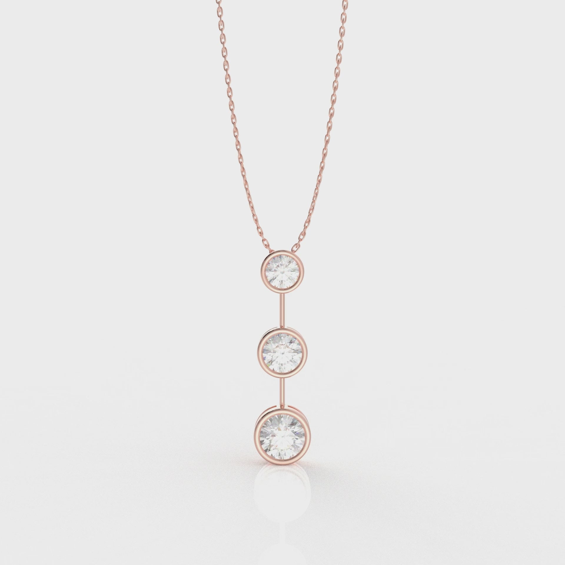 Cora Pendant 3.38 Carat Moissanite diamond