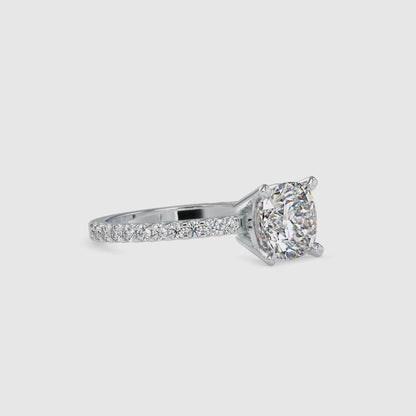 Anuga Cushion Solitaire Ring (1CT to 2CT)