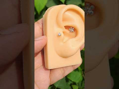 Flower Piercing Earrings