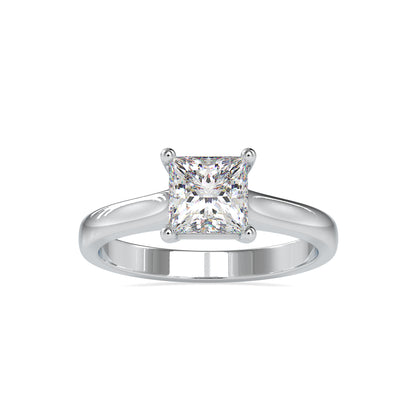 Lab Diamond and Moissanite Ring