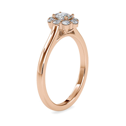 The Electra Ring -Moissanite diamond Cluster Ring