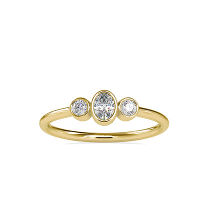 The Blake Ring  Moissanite diamond Stackable  Ring - 0.26 Ct