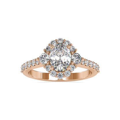 Vai Ra Diamond Moissanite Ring