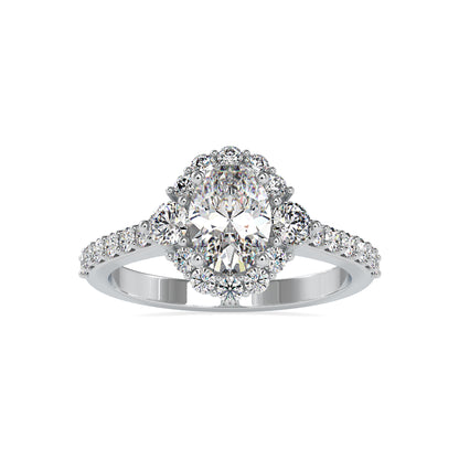 Vai Ra Diamond Moissanite Ring