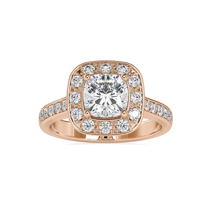 The Fabia Ring Moissanite Diamond