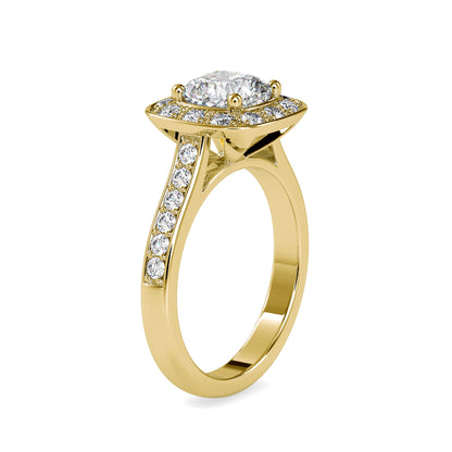 The Fabia Ring Moissanite Diamond