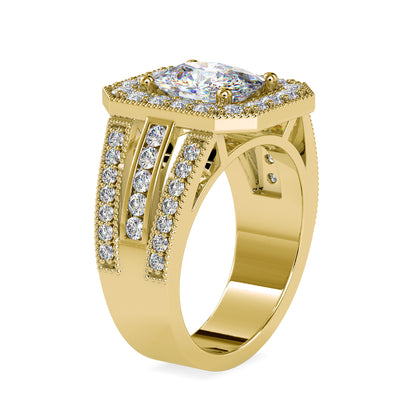 The Winston Ring Moissanite diamond