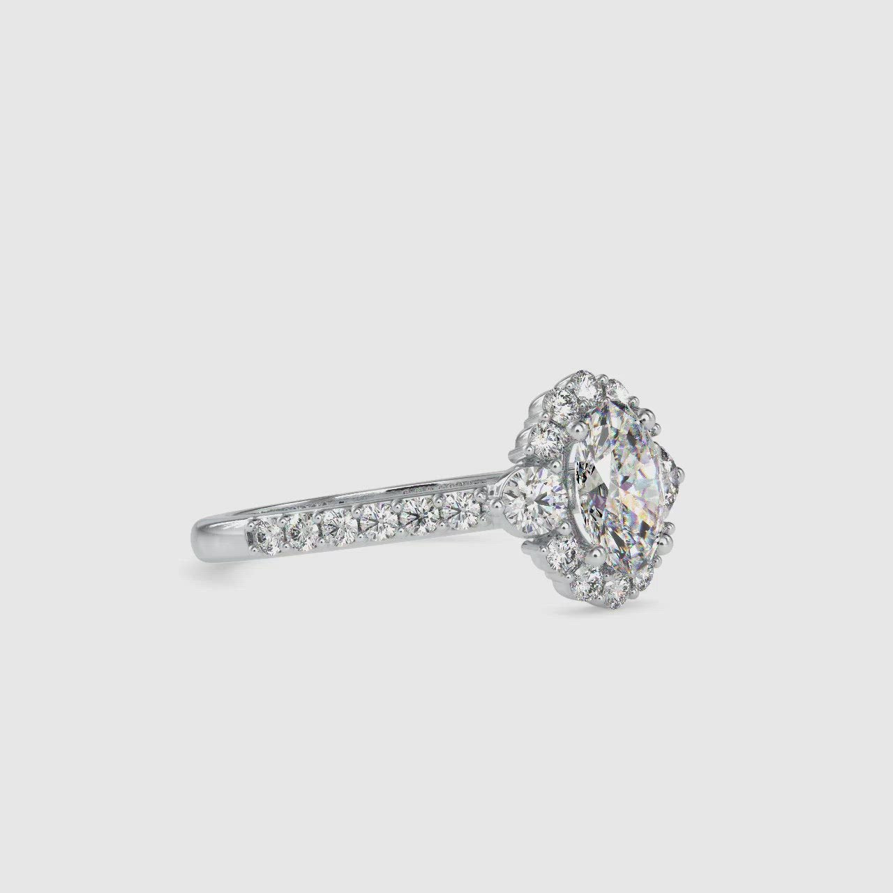 Vai Ra Diamond Moissanite Ring