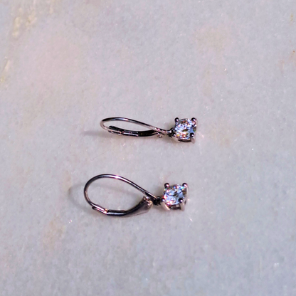 Kids Round Drops Moissanite Earrings