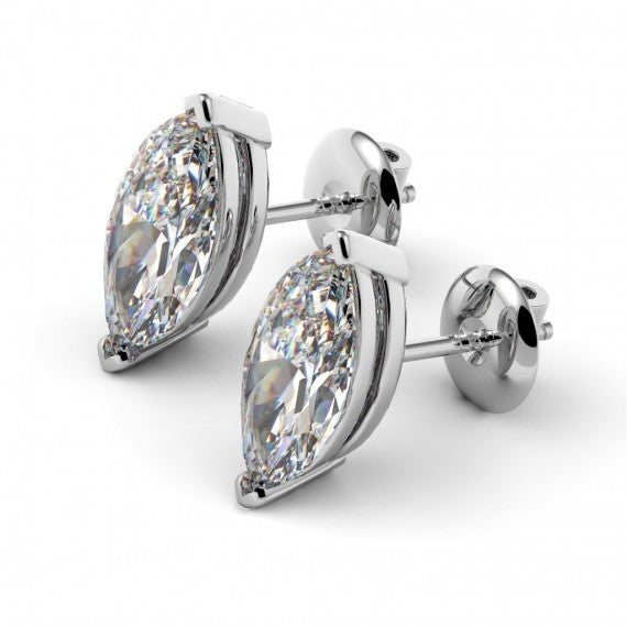 Marquise Brilliant Cut Solitaire Earring 1 to 10 CT